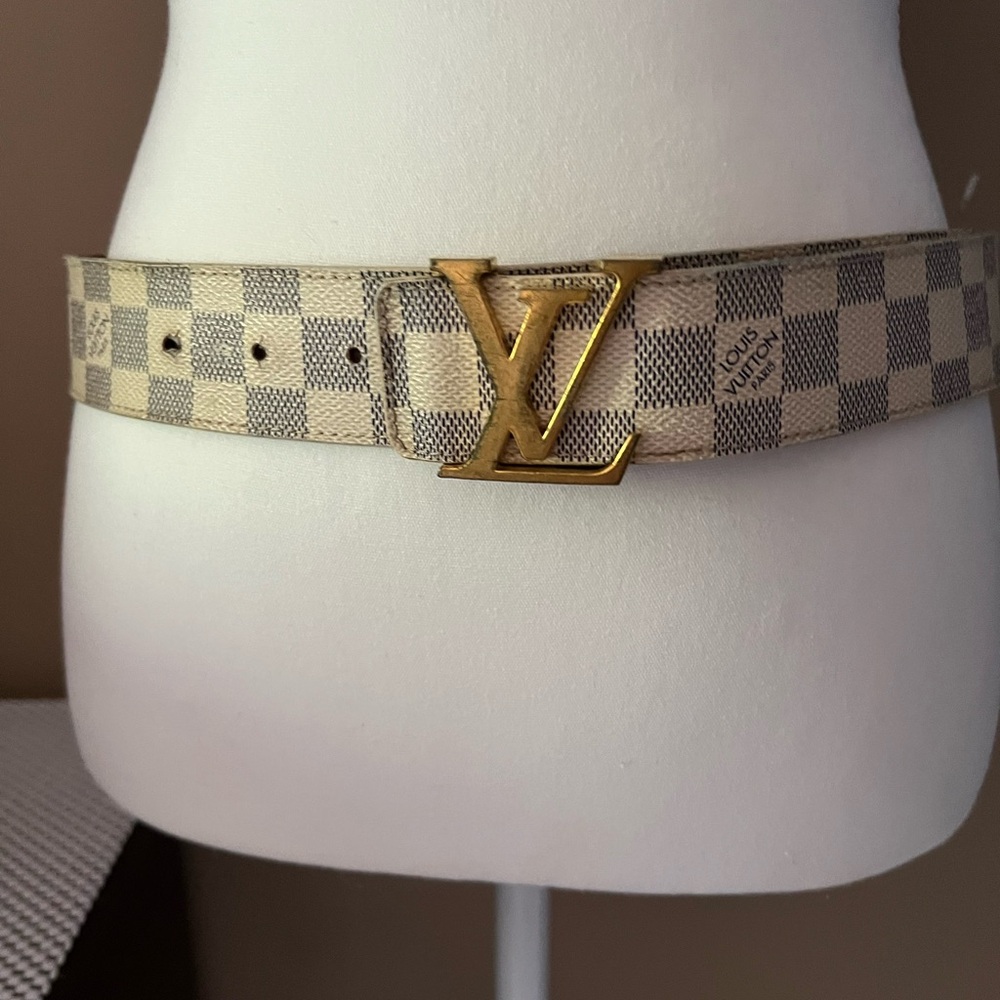 Louis Vuitton Damier Azure Initiales Belt 36/90